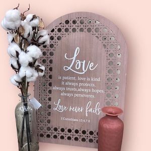 Love is Patient, Love is Kind Sign